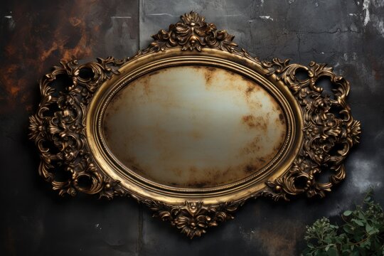 Rustic Mirrors Mockup Design for Product Advertisement or Promotion Generative AI