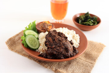 Bebek madura with Rice