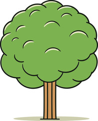 Botanical Brushwork Hand-Drawn Tree Vector CompendiumSketches of Tranquil Symphony Hand-Rendered Tree Vectors