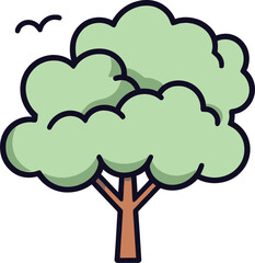 Foliage Fantasy Illustrated Tree Vector FantasyNatures Palette Illustrated Tree Vector Palette