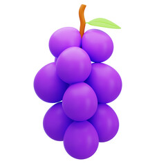 3d grapes illustration