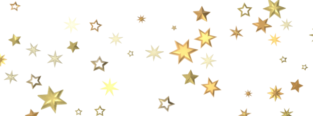 Golden Rainfall: Lose Yourself in a Mesmerizing 3D Stars Downpour