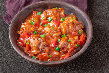 Chicken manchurian bowl