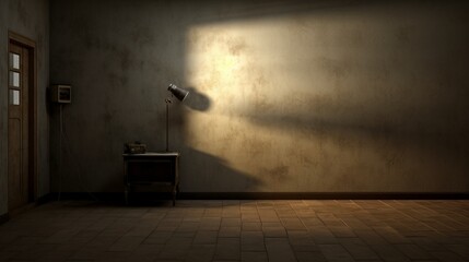 The HD camera unveils the delicate nuances of the plain wall texture, casting it in a play of light and shadow.