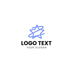 Star Logo Monoline Design