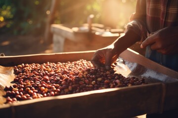 Fair Trade Coffee Initiatives: Showcase scenes from fair trade coffee initiatives globally, emphasizing the importance of ethical and sustainable practices in the coffee industry
