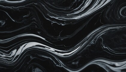 Black and white marble pattern texture background. Fluid art. Abstract backdrop.