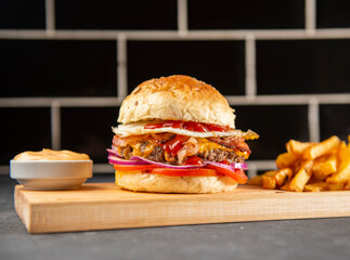 burger cheese tasty food