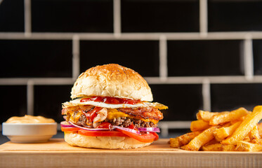 burger cheese tasty food