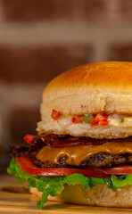 burger cheese tasty food