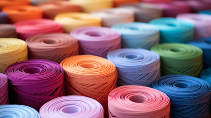 spools of thread HD 8K wallpaper Stock Photographic Image 