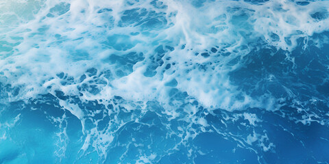Ocean waves, blue sea water texture, abstract background. Mesmerizing Sea Water Texture .