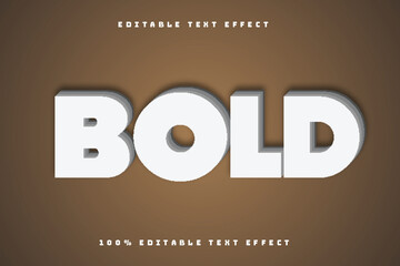 Fototapeta premium Bold Editable Text Effect 3D Emboss Cartoon Style