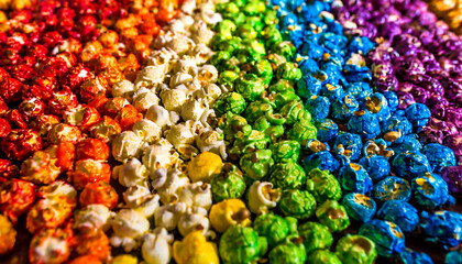Savor the Rainbow: National Popcorn Day's Multicolored Popcorn Delight