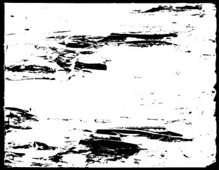 Grunge border frame on white background