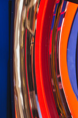 colorful concave mirrors