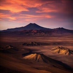 Fototapeta na wymiar Montañas deserticas