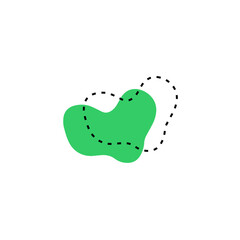 blob set hand drawn vector elements illustration