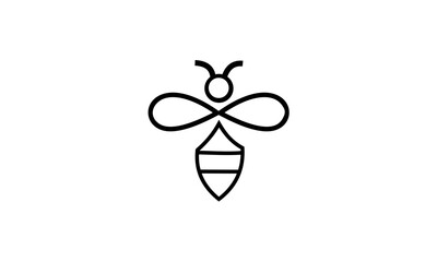 bee logo design