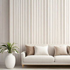 modern living room with sofa