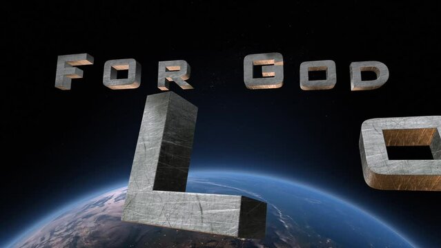 God so loved the world seamless loop - Seamless loop animation