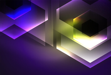 Modern creative geometric abstract background design