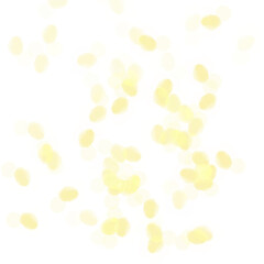 Colorful confetti on a transparent background. Event and party celebration elements.