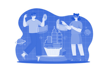 People building a virtual world