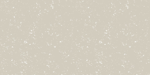 Beige and white mottled seamless pattern. Small grunge sprinkles, particles, dust and spots wallpaper. Noise grain repeating background. Overlay random grit texture. Vector illustration