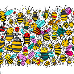 Bees Laughter Land A Child's Journey into the Joyful Patterns of Nature