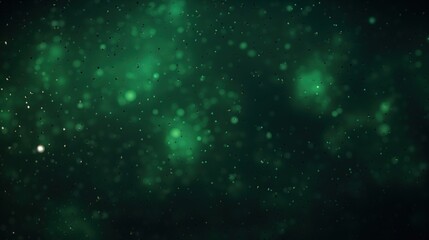 Abstract dark green bokeh Christmas background