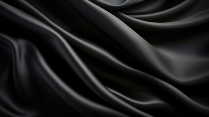 Fototapeta premium Black silk texture