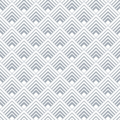Abstract geometric pattern. A seamless vector background. White and gray ornament. Graphic modern pattern. Simple lattice graphic design.