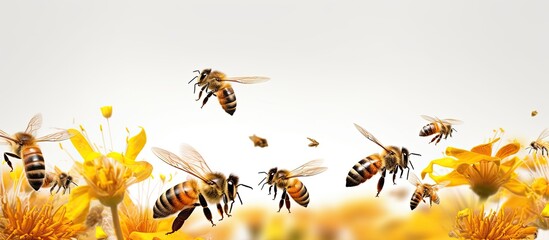 Bee population dwindling due to colony collapse disorder and diseases.