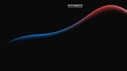 Colorful Abstract waves on Black Background. Colorful dynamic.Graphic design grunge style concept for banner, flyer, landing page, website, banner. vector illustration