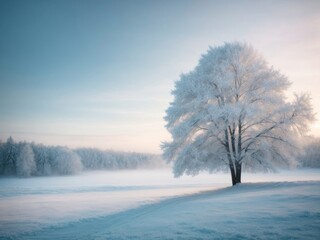 Winter Whispers: A Tranquil Tapestry of Snow-Kissed Serenity.