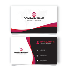 Modern Creative And Clean real estate business card design visiting name card template	