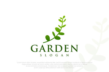 Abstract Tree of life logo . Botanical plant nature symbols . Vector illustration .