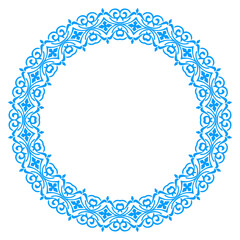 round frame made of shapes