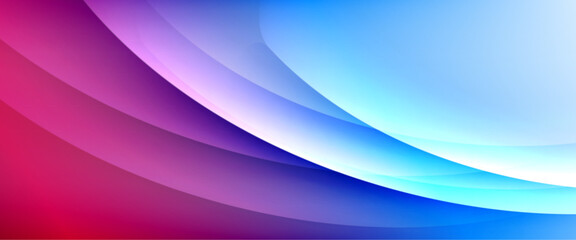 Dynamic flowing waves on gradient color background. Vector illustration For Wallpaper, Banner, Background, Card, Book Illustration, landing page