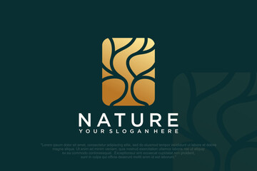 Tree logo modern concept design . Vector illustration