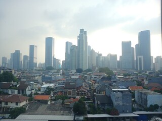Obraz premium city skyline