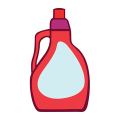 cleaning products illustration