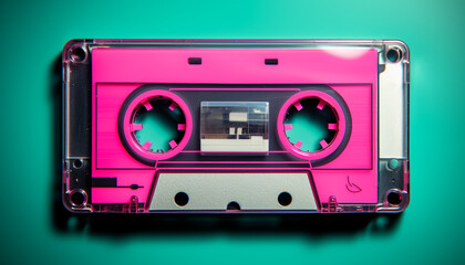 old fashioned stereo playing rock music in nightclub generated by AI