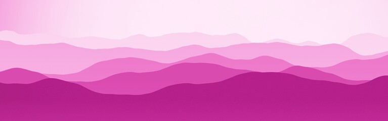 modern pink wide of mountains peaks in the clouds digital graphic texture or background illustration - obrazy, fototapety, plakaty