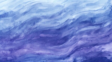 Fototapeta na wymiar The watercolor background combines the graphic design of the sky, snow, ice or waves in blue and dark blue tones. Abstract textured backdrop.