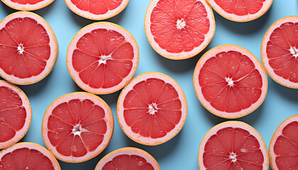 Freshness and vibrant colors of juicy citrus fruit generated by AI