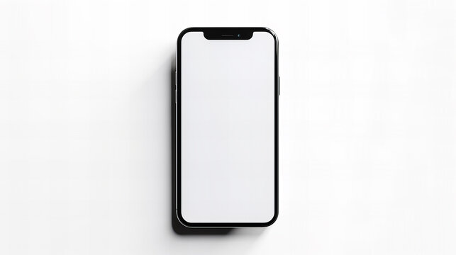 白背景のスマートフォン