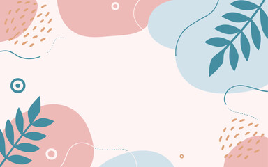 Floral background, Abstract. Good for fashion fabrics, postcards, email header, wallpaper, banner, events, covers, advertising, and more. Valentine's day, women's day, mother's day background.