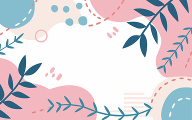 Floral background, Abstract. Good for fashion fabrics, postcards, email header, wallpaper, banner, events, covers, advertising, and more. Valentine's day, women's day, mother's day background.